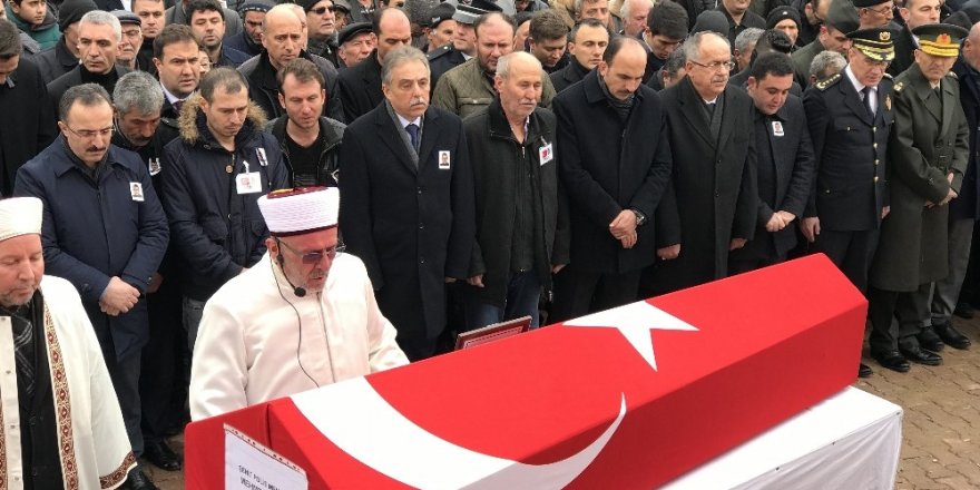 Konya şehidini uğurladı