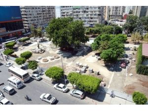 İnönü Parkı Yeniden Düzenleniyor