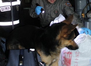 Salça Bidonlarından 20 Kilo Esrar Çıktı