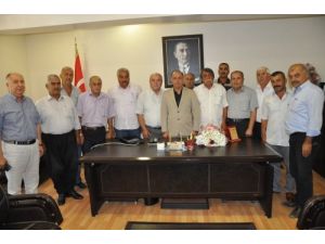 Muhtarlardan, Kaymakam Sevgili’ye Teşekkür Plaketi