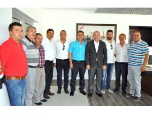 Utso Heyeti Belediye Başkanı Erdoğan'ı Ziyaret Etti