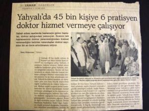 Bakır: Eksik Branşlarda Nöbetçi Doktor Uygulaması Başlatıldı