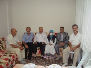 İl Müftüsü Hayrettin Öztürk, Evde Hasta Ziyaretleri Yapıyor