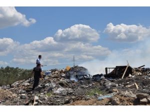 Edremit'te Şehir Çöplüğü Yandı