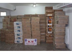 Çorum'da Kaçak Sigara Ve Esrar Ele Geçirildi