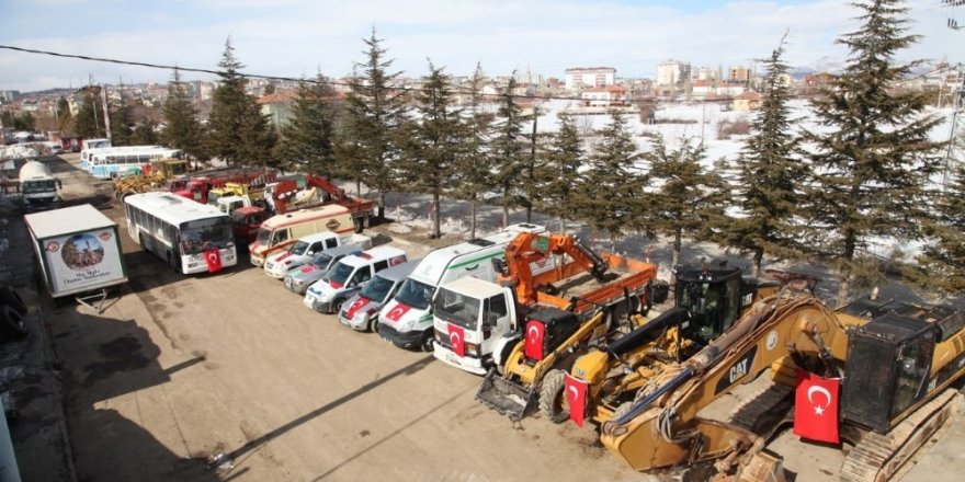 Seydişehir Belediyesine 35 yeni araç kazandırıldı