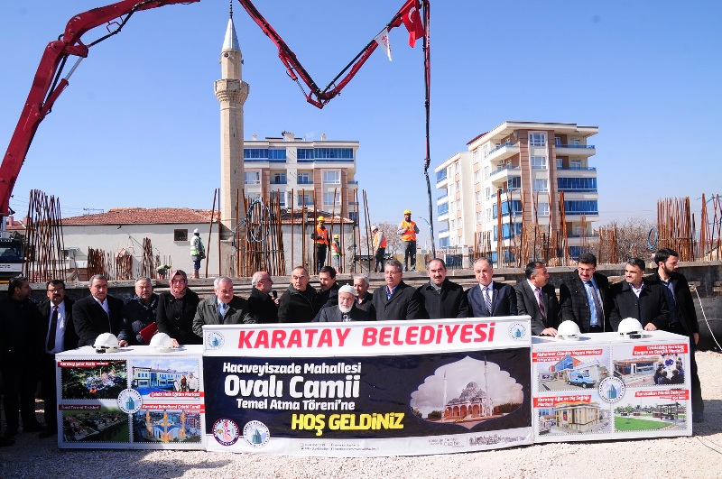 Ovalı Caminin  temeli atıldı 