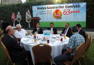 Konya Gazeteciler Cemiyeti 63. yaşını kutladı