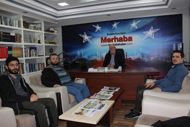 İHH'dan Merhaba  Gazetesi'ne ziyaret