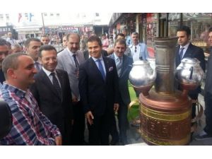 Bakan Suat Kılıç Havza'da Esnaf Ziyareti Yaptı