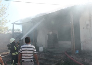 Konya'da korkutan yangın