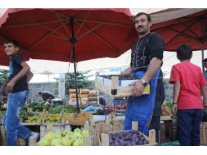 Iğdır'ın Sebze Ve Meyvesi Çıktı, Pazarlar Duruldu