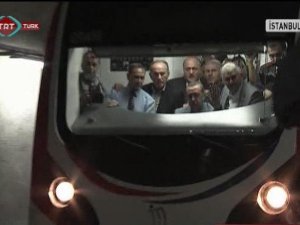 Başbakan Erdoğan Marmaray'ı test etti