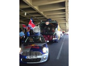 Red Bull Salzburg İstanbul'a Geldi