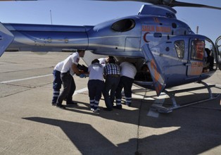Gerçeker helikopterle Ankara'ya sevk edildi