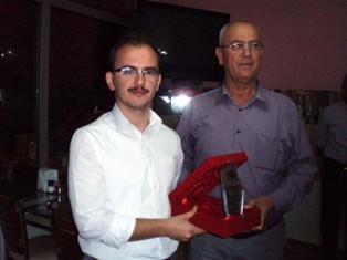 Hüyük Kaymakamı Yunak'a veda yemeği