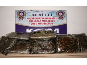 Denizli'de 20 Kg. Esrar Ele Geçirildi