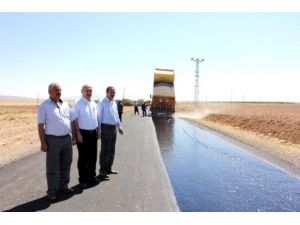 Malatya'da Yukarısaz Grup Yolu Asfaltlanıyor