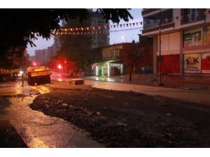 Samsun’un Atakum İlçesinde Ev Ve İş Yerleri Sular Altında Kaldı
