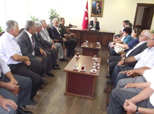 Kulu'da protokol bayramlaştı