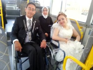 Gelin arabaları otobüs oldu