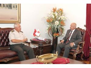 Garnizon Komutanı Korgeneral Uyar'dan Vali Yüksel'e Veda Ziyareti