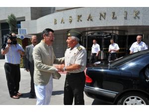 Garnizon Komutanı Korgeneral Uyar'dan Başkan Gökçek’e Veda Ziyareti