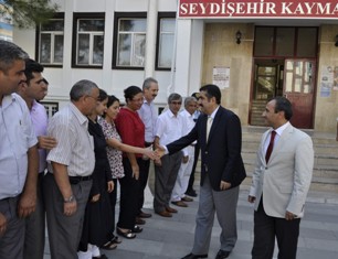 Vali Doğan Seydişehir'e veda etti