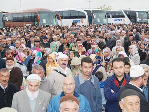 Aksaray'da 2. hac kafilesi de uğurlandı