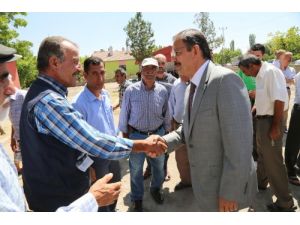 Mahalle Olan Köy Sakinleri Başkanları Yemekte Ağırladı