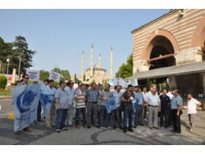 Mısır'daki Katliam Edirne'de Protesto Edildi
