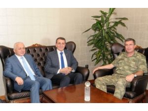 Garnizon Komutanı Tuğgeneral Göktan’dan Tso’ya Veda Ziyareti