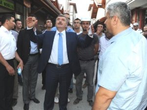Başkan Akyürek Tarihi Bedesten'deki Çalışmaları İnceledi