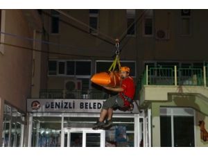 Denizli’de 17 Ağustos Depremi Tatbikatla Anıldı