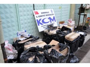 Kırıkkale'de Kaçak Sigara Operasyonu: 10 Bin Paket Kaçak Sigara Ele Getirildi