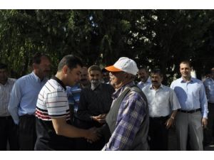 Çağlayancerit Kaymakamı Veda Töreninde Gözyaşlarına Boğuldu