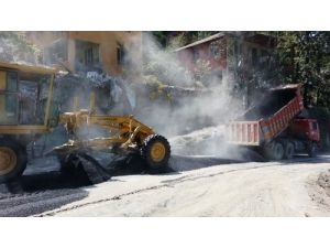 Selde Zarar Gören Yayla Yollarına Asfalt Dökülüyor