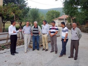 Haydariye Köyüne 4 Bin Metrekare Parke Taşı Döşendi