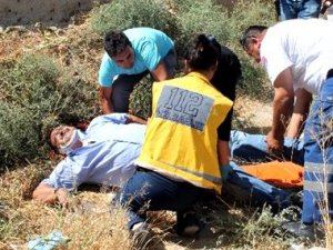 Telefon Direğine Hat Çekerken Düşüp Yaralandı