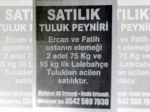 Gazete yoluyla şaka yaptılar