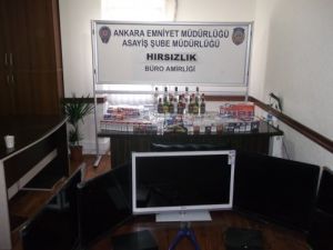 Ankara'da İşyerlerinden Sigara Çalan 2 Kişi Yakalandı