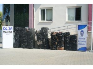 Turgutlu Emniyeti 31 Bin Paket Kaçak Sigara Ele Geçirdi