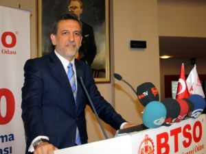 Btso Başkanı Burkay'dan Bursaspor'a Destek