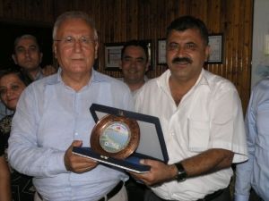 Mhp’li Şandır, Atakent Belediye Başkanı Hasan Uslu’yu Ziyaret Etti