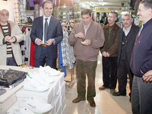 Başkan Altay, Demirci esnafını ziyaret etti