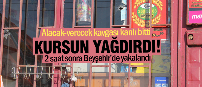 Konya'da silahla yaralama