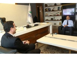 Melikşah'ın Yeni Rektöründen Özhaseki'ye Ziyaret