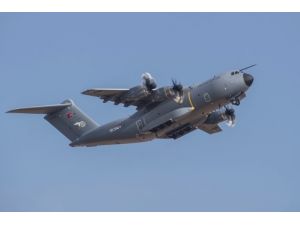 Türkiye'nin İlk A400m Askeri Nakliye Uçağı Thk Rengine Boyandı