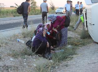 Trafik kazası: 1 ölü, 10 yaralı