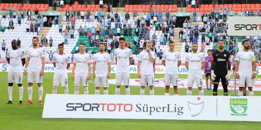 Spor Toto Süper Lig: Konyaspor: 0 - Akhisarspor: 0 (İlk yarı)